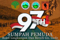 Aksi Pendakian Gunung Gede Pangrango oleh TRAMP. Misi: Bersih-Bersih Gunung dari Sampah. Foto: TRAMP/ist