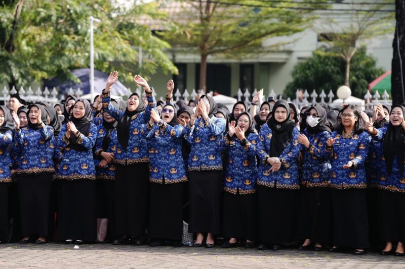 Potret 6.624 ASN PPPK Pemprov Sulsel Formasi 2024 Usai Terima SK / Foto: fajar.co.id