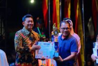 Kapolres Kuansing Dalam Penutupan Festival Pacu Jalur HUT Kuansing Ke 26