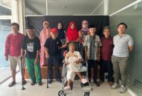 Sejumlah Ahli Waris Lahan yang berdiri bangunan SMPN 1 Babakancikao, Purwakarta. Foto: MON/Aden