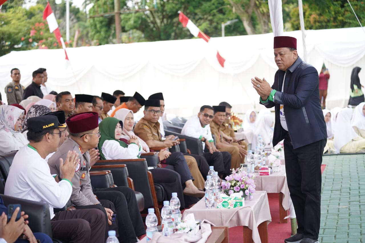 Bupati Buka Pesantren Ekspo Hari Santri Tingkat Provinsi Riau Pesantren As Salam Wakili Sentajo Raya