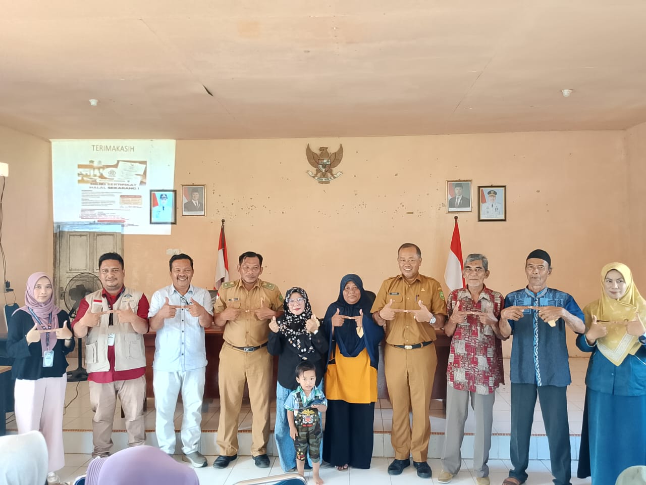 Desa Batu Gajah Fasilitasi Pelaku Usaha Mengurus Sertifikasi Halal Bersama LP3HMA