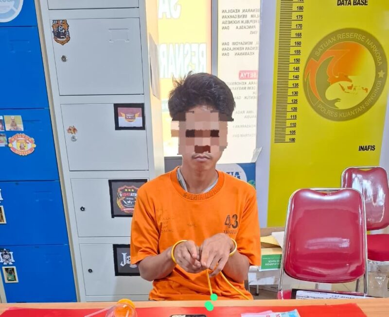 Pelaku Narkoba dan Barang Bukti, Foto: Roni