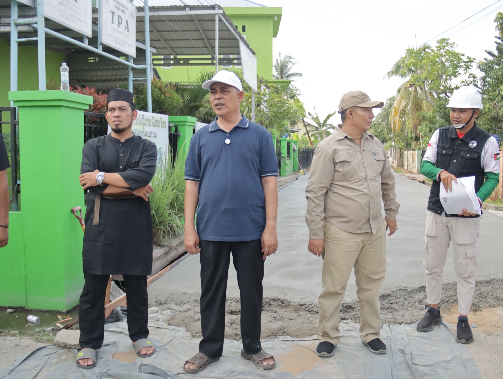 Akses Warga Diperbaiki, Bupati Herman Cek Langsung Jalan Trimas Lestari
