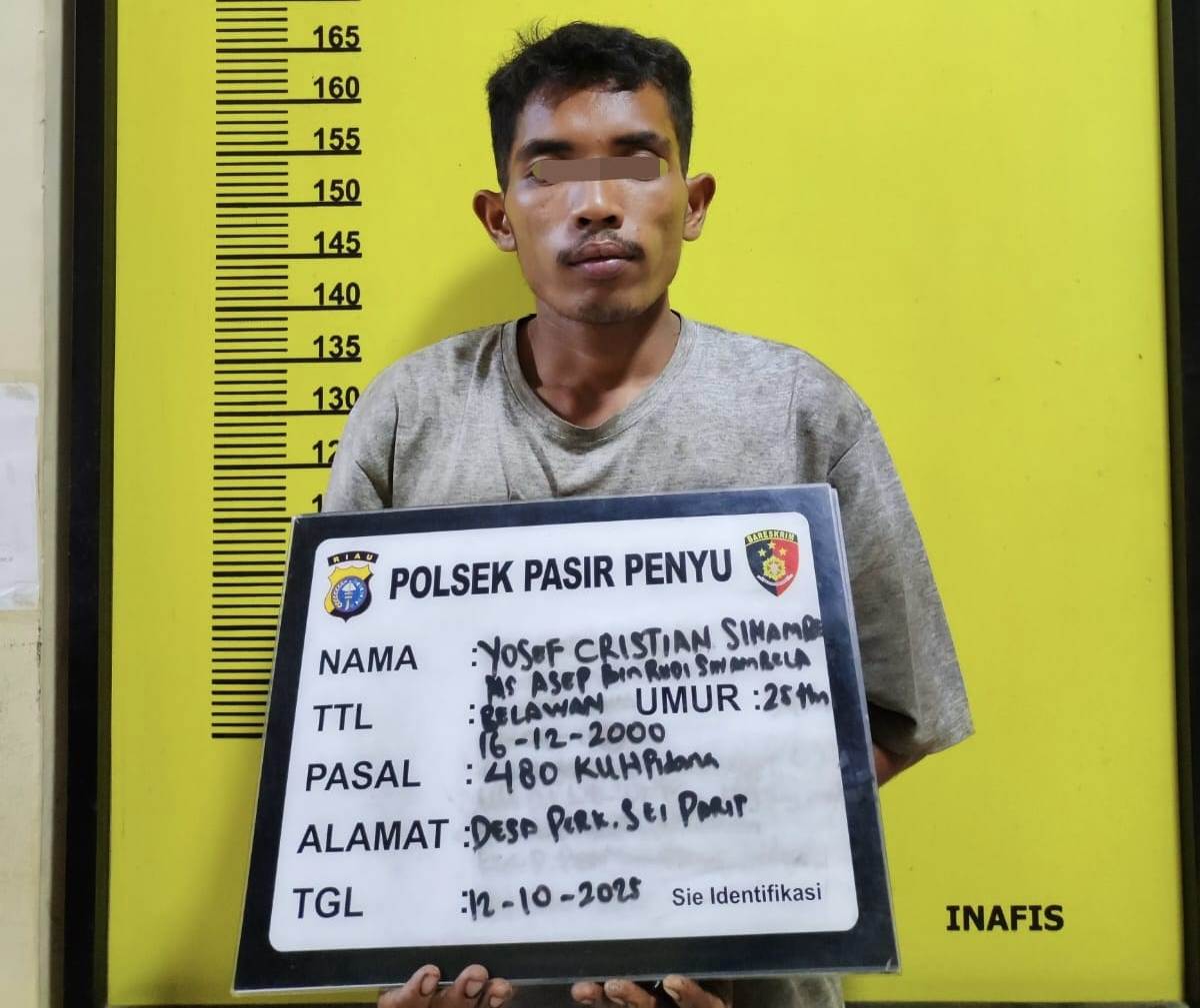 Polsek Pasir Penyu Ungkap Kasus Curanmor, Pelaku Gadaikan Motor Curian
