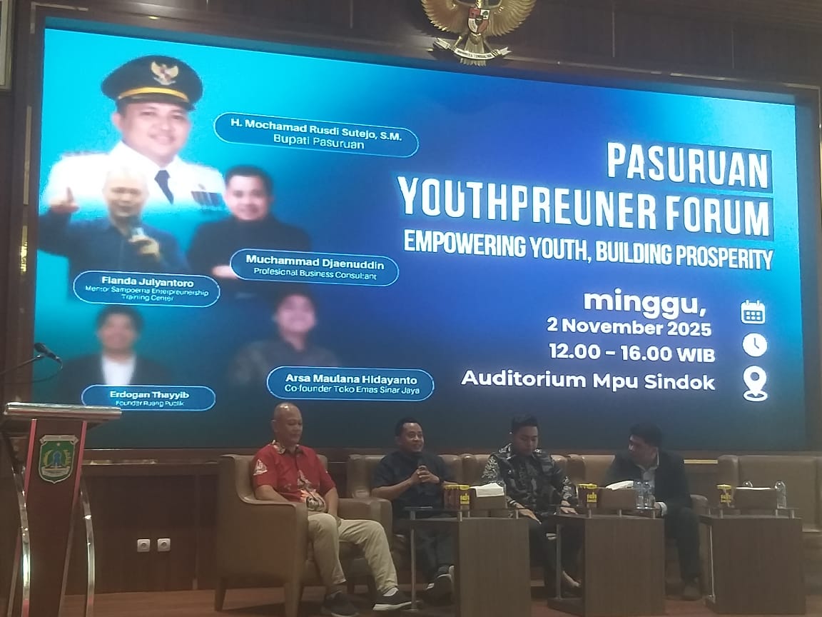 Dari Pasuruan untuk Negeri: Forum Youthpreneur Gembleng Mental Bisnis Anak Muda
