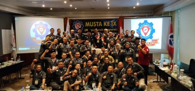 Musyawarah Anggota SPM Hotel Gran Melia Jakarta ke-IX: Bergerak Bersama, Berjuang Bersama untuk Kesejahteraan Anggota. Foto:M.Husni/MON