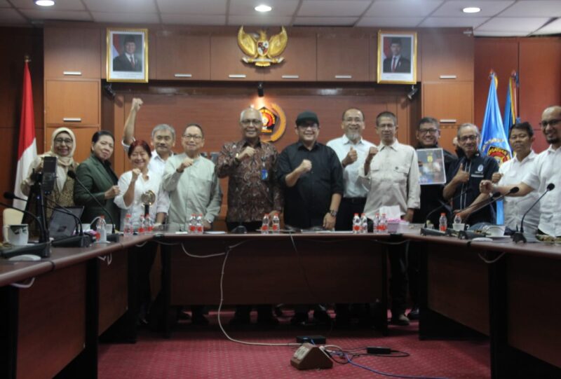 Launching 4 anugerah bergengsi PWI Pusat di kantor PWI Pusat.foto:Ist