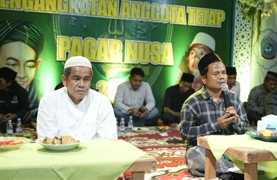 82 Santri Pagar Nusa Inhu Resmi Dibaiat di Ponpes Nurul Hikmah