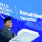 Presiden Prabowo saat berpidato di WEF. Foto: Sekneg/MON