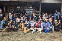 Puluhan wartawati dan sastrawan mengikuti Kemah Budaya di Baduy, Banten. Foto: Ist/MON