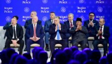 Direktur Geopolitik GREAT Institute, Dr. Teguh Santosa, saat menjadi narasumber dalam dialog GREAT Talks yang membahas keputusan Presiden Prabowo Subianto terkait keikutsertaan Indonesia dalam Board of Peace usai pertemuan WEF 2026 di Davos, Kamis (29/1/2026).