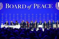 Direktur Geopolitik GREAT Institute, Dr. Teguh Santosa, saat menjadi narasumber dalam dialog GREAT Talks yang membahas keputusan Presiden Prabowo Subianto terkait keikutsertaan Indonesia dalam Board of Peace usai pertemuan WEF 2026 di Davos, Kamis (29/1/2026).