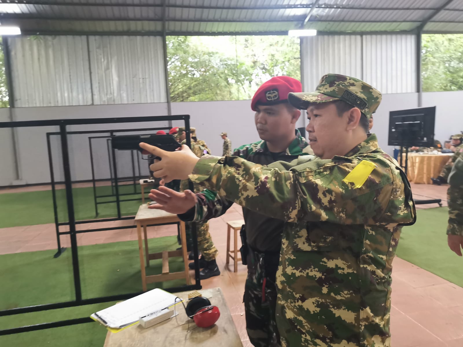 PWI Dibekali Cara Menembak di Kopasus pada Penutupan Retret