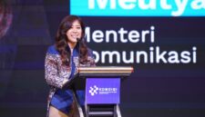 Menteri Komunikasi dan Digital (Menkomdigi) Meutya Hafid saat memperingati Hari Pers Nasional (HPN) 2026 di Serang, Banten, Minggu (8/2/2026) mengatakan pemanfaatan kecerdasan artifisial dalam praktik jurnalistik harus tetap menjadikan kepentingan publik sebagai kompas utama.